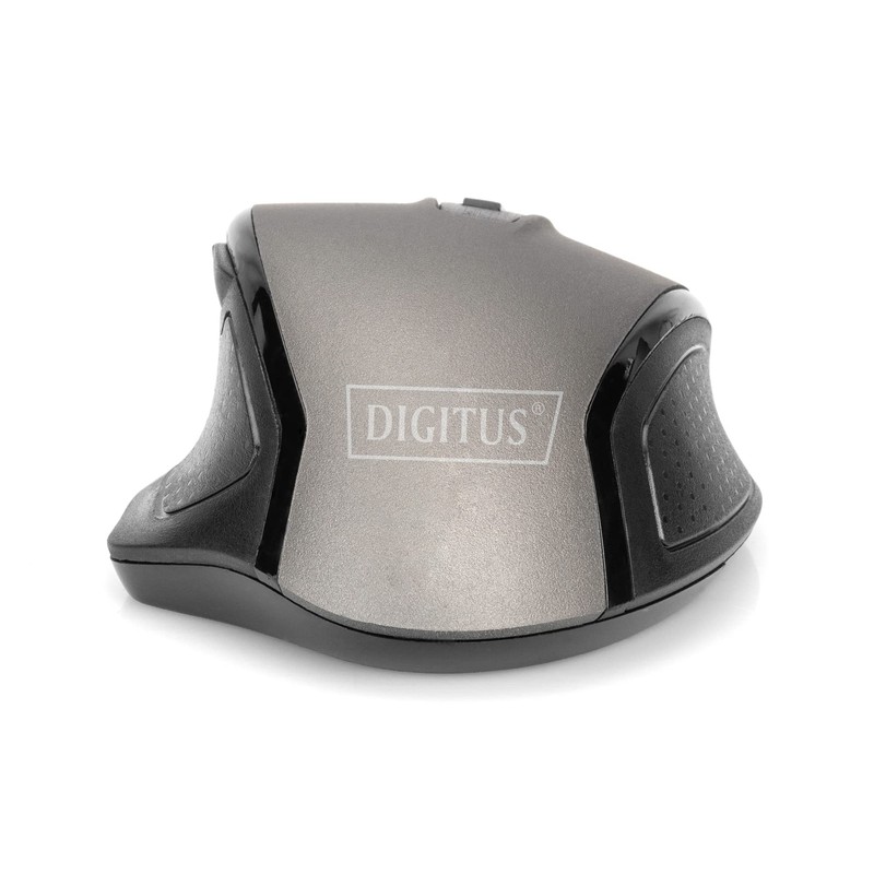 ZUB Digitus ergonomsiche optische Maus black grey