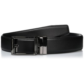 United Colors of Benetton Men's Belt, Slide Lock Belt, Long, Black, Free, Black