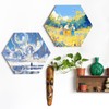 Falling in Art 10x11 Wooden Hexagon Shaped Panel Boards Kit,