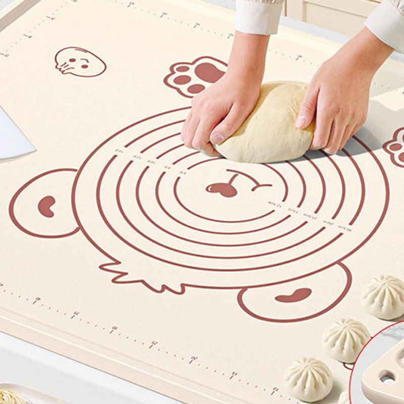 Pastry Mat Prevent Slip Odorless Thickened Silicone Dough Rolling Mat