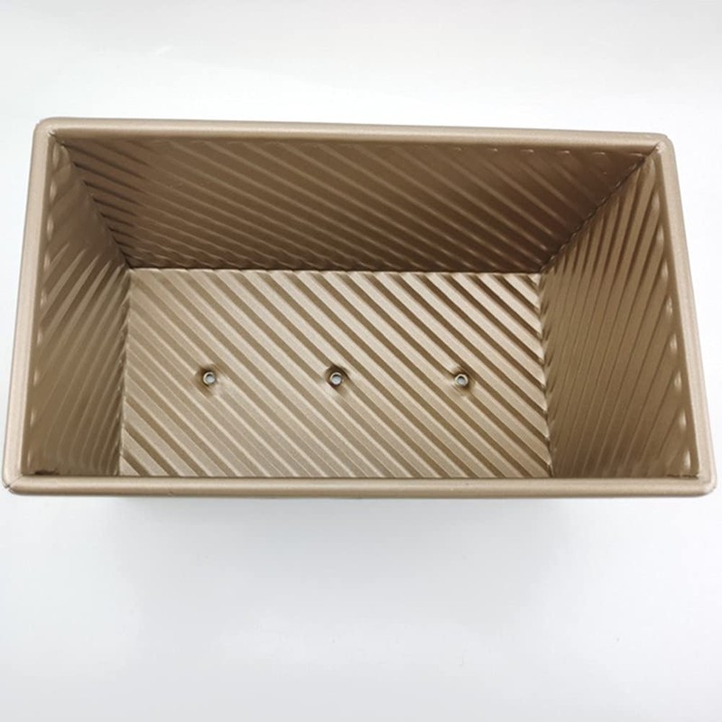 nuumee Non-Stick Carbon Steel Loaf Pan with Sliding Lid /