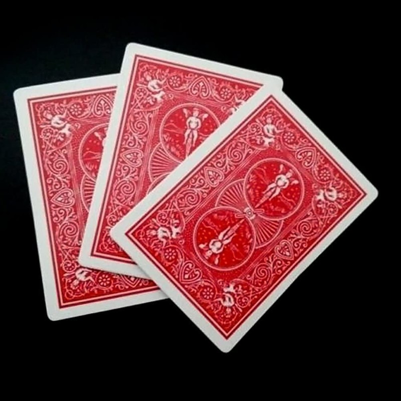 Bicycle Red Back 3 3 ka-domontemazikkutorikku Bicycle Red Back 3 Three Card Monte
