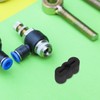 TOYMYTOY 20pcs Drawer Slide Stoppers with Rubber Shock Absorbing Bumpers