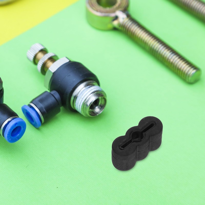 TOYMYTOY 20pcs Drawer Slide Stoppers with Rubber Shock Absorbing Bumpers