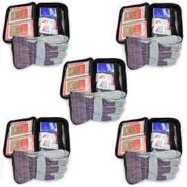 Emergency Zone Basic Roadside Assistant Car Emergency Kit. 5 Pack