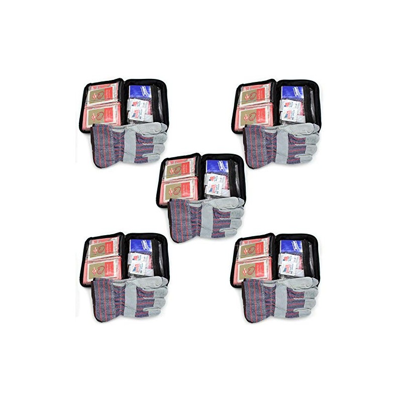 Emergency Zone Basic Roadside Assistant Car Emergency Kit. 5 Pack