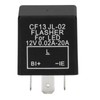 3 Pin Electronic Flasher Relay LED Turn Signal Light Control