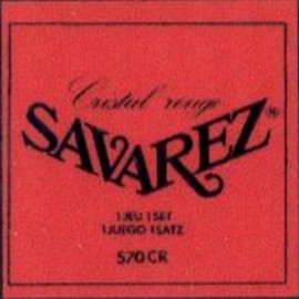 CUERDAS GUITARRA CLASICA - Savarez (570/CR) Cristal Roja (Juego Completo)
