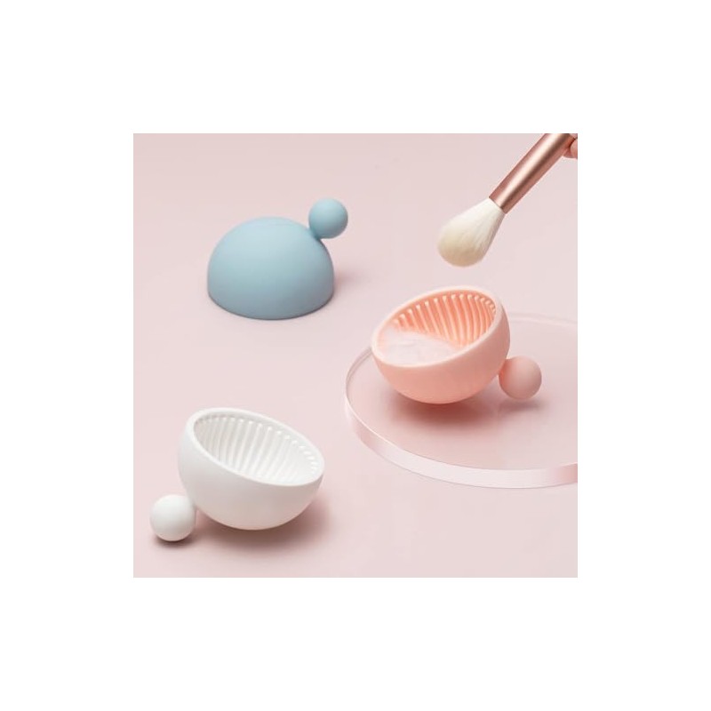 Limpiador de brochas de maquillaje
