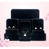 LILY TREACY Deluxe Large Jewelry Set Gift Box Black Velvet