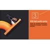 Edward Tools Hand Sander with Sandpaper Clamp - For Drywall,