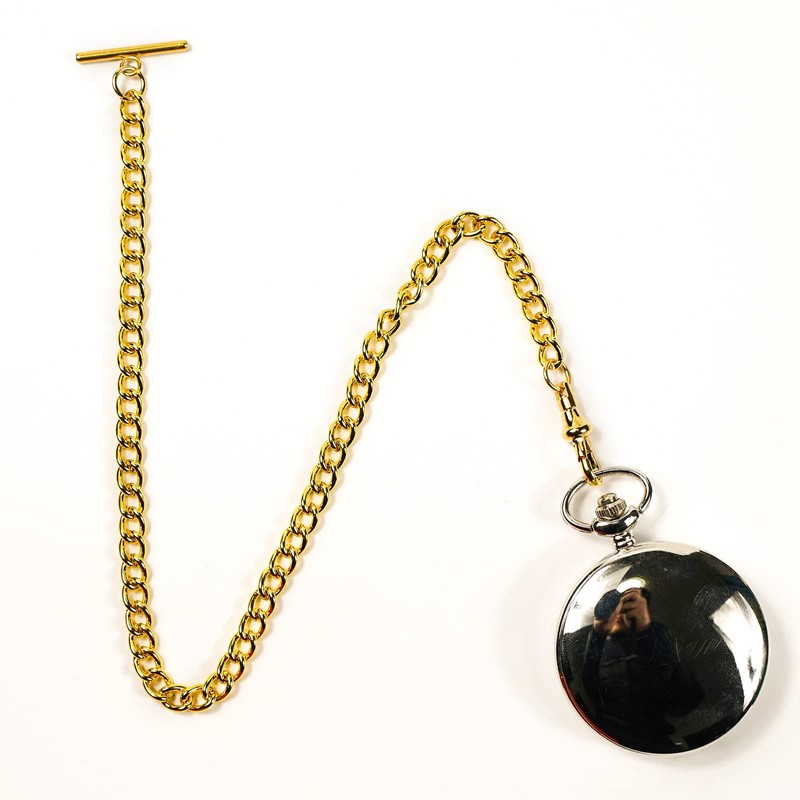 YECSOSS Cadena de reloj de bolsillo para hombre Albert, cadena