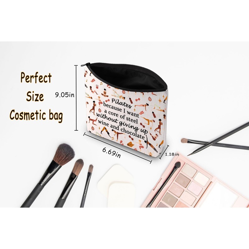 Funny Pilates Gift Workout Pilates Instructor Cosmetic Bag Pilates Lover