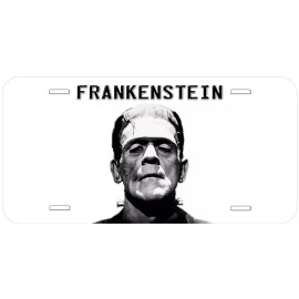 Frankenstein Aluminum Novelty Car License Plate