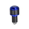X AUTOHAUX 1 Pair 7/8" 22mm Blue Motorcycle Handlebar End