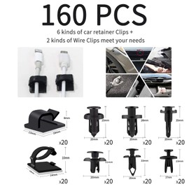 Wetado Trim Removal Tool Kit, 200PCS AutoTrim Removal Set, Plastic Panel Fastener Removal Tool, Car Trim Removal Kit for Car/Trim/Panel/Door/Audio/Auto Clip Pliers/Terminal Removal Tool Kit (Blue)