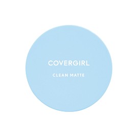 CoverGirl COVERGIRL Clean Matte Pressed Powder, Oil Control Powder, 1 container, .35 Fl Oz, Face Powder, Oil Free Loose Powder, Matte Finish, Lightweight, Shine Free Formula, Leaves Skin Smooth and Clean