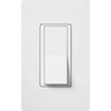Lutron CA-1PS-WH Claro interruptor de encendido/apagado, paquete de 2, blanco,