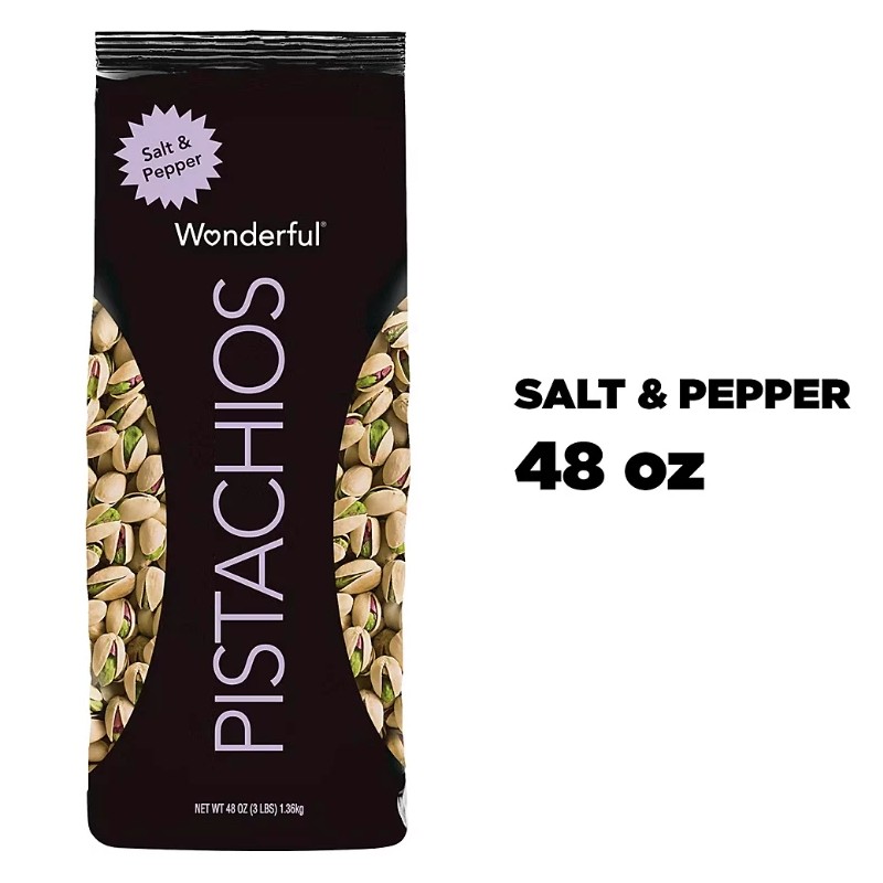 Wonderful Pistachios In Shell Salt & Pepper Flavored Nuts XL