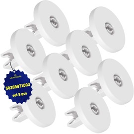 8 Pieces Dishwasher Wheels Lower Basket with the Original Code 50269771003 for Electrolux for Zanussi for Rex for Juno - Warranty 10 Years - MONTERAL