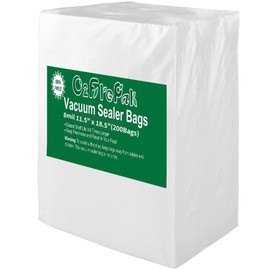 O2frepak Large Gallon 8mil 11.5" x 18.5" Thick Vacuum Sealer Bags with BPA Free and Puncture Prevention,Vacuum Seal Freezer Bags,Great for Sous Vide Vaccume Sealer PreCut Bags