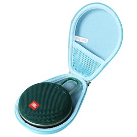 Anleo Hard Travel Case for JBL Clip 3 Portable Waterproof Wireless Bluetooth Speaker (Teal)