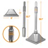JACKCHEN 1-3/16 inch (30mm) Tamper Shank, Jack Hammer Plate Tamper