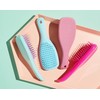 Tangle Teezer Wet Detangler Mini Hair Brush, Wisteria Leaf, 1