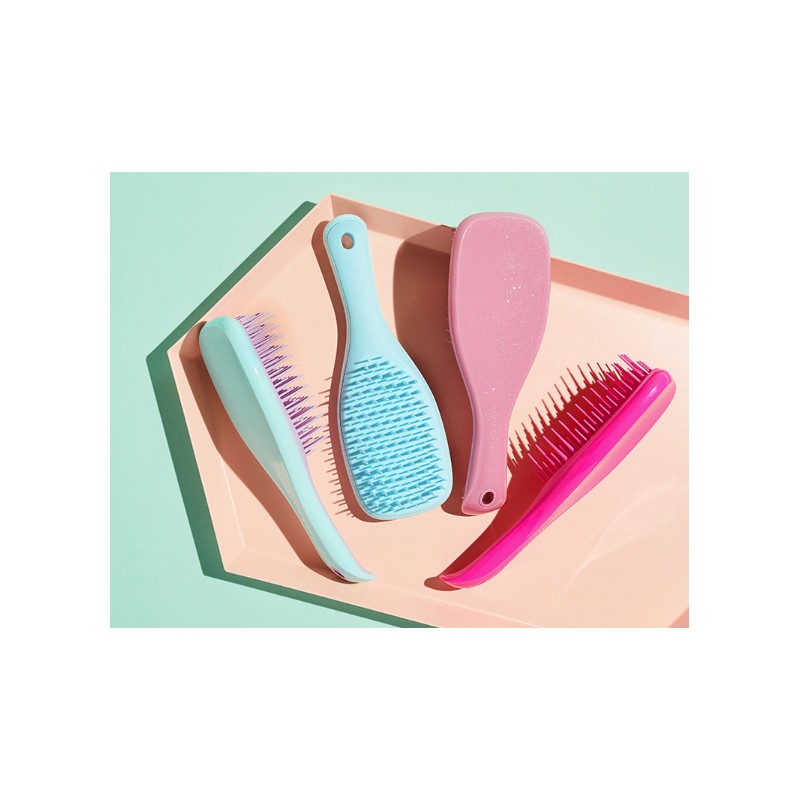 Tangle Teezer Wet Detangler Mini Hair Brush, Wisteria Leaf, 1