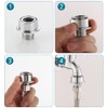 Faucet Adapter for Washing Machine Quick Connector, G1/2" Thread Water