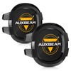 Auxebam 4 inch Black Offroad Light Covers, 2Pcs LED Round