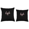 Layla - "Night Beauty" Throw Pillow