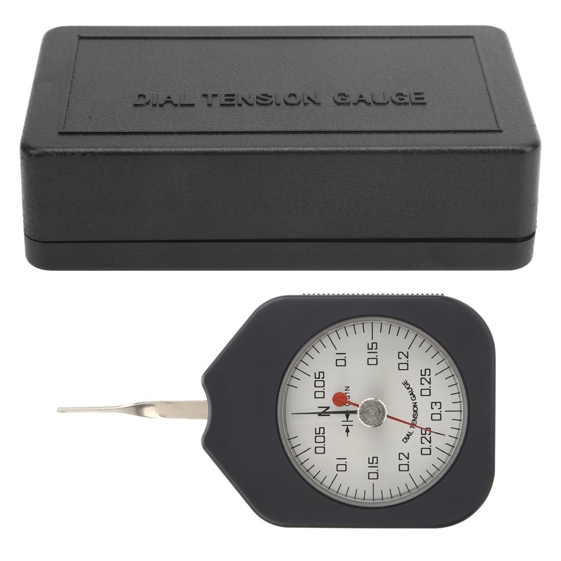 SEN-0.3-2 Dial Tensiometer 0.3N Portable Alloy Double Pointer Tension Gauge