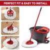 Bonison 6-Pack Spin Mop Head - Compatible with Vielde Easy
