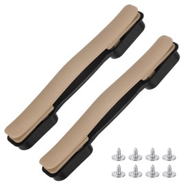 TIXIPEM Luggage Replacement Handle [2PCS] -Plastic Handle Grip Carry Strap with Screws for Suitcase & Luggage & Box Case - [Champagne Gold-8.5IN] Flexible Strap Grip Repair Parts