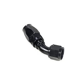 Squirrelly 60 Degree -6AN Hose End Fitting Black (5060)