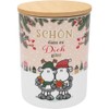 Sheepworld Cookie Tin with German Text