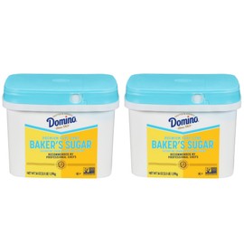 Domino Pure Cane Ultrafine Granulated Baker's Sugar™, 3.5 lb Easy Baking Tub (Pack of 2)
