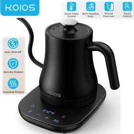 KOIOS Gooseneck Electric Kettle Temperature Control Pour Over Coffee Keep Warm Kettles