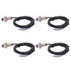4 Set Inductive Proximity Switch 12mm Dia NPN DC 3