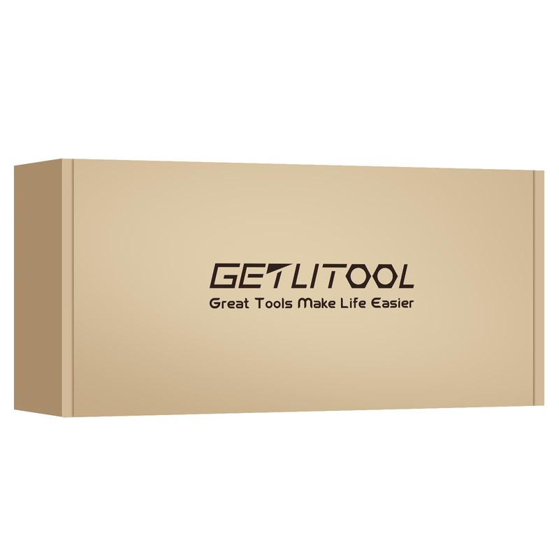 GETLITOOL 8Pcs Impact Torx Bit Socket Set, 1/2" Drive S2