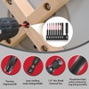 DAKCOS 75mm Long Allen Key Drill Bit Set,H1.5-H10, 9 PCS