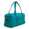 Vera Bradley Women's Cotton Large Travel Duffel Bag, Forever Green