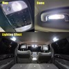 ENDPAGE 17-Pieces White LED Interior Lights Kit for Chrysler 300
