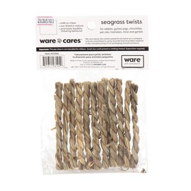 Ware Sundried Seagrass Twists Small Pet Chews, 12 Twists Per Pack (72 Pack)