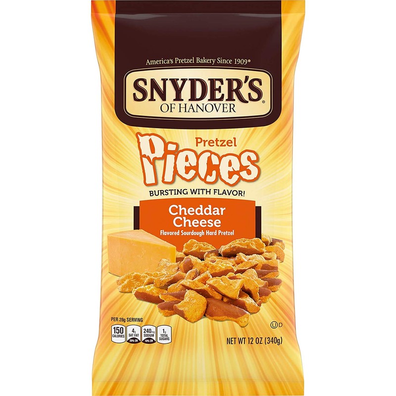 Snyder's of Hanover Cheddar Cheese Pretzel Pieces, 11.25 Ounce (2