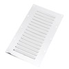 Asixxsix 9 X 5inch Rectangular Louvered Air Vent, Stainless Steel