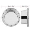 Stainless Steel Kitchen Timer, Manual Mechanical Kitchen Timer with Magnetic