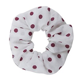 Floral Scrunchies Pack of 2 (Spot on White)