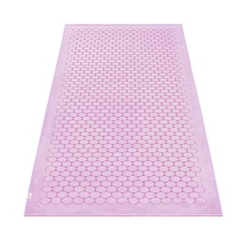 agoy Gecko Touch – Next-Gen Microfiber Yoga Towel with Double-Sided Silicone Non-Slip Grip – Hot Yoga – Ultra Absorbent, Easy to Wash, Travel-Friendly – 30% Recycled Material – Free Wet Bag – Purple